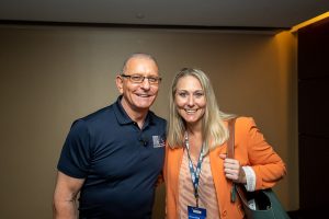Ericka McKim at Veteran EDGE with Chef Robert Irvine